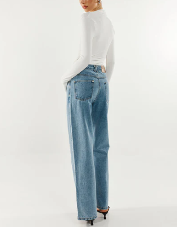 White long sleeve top